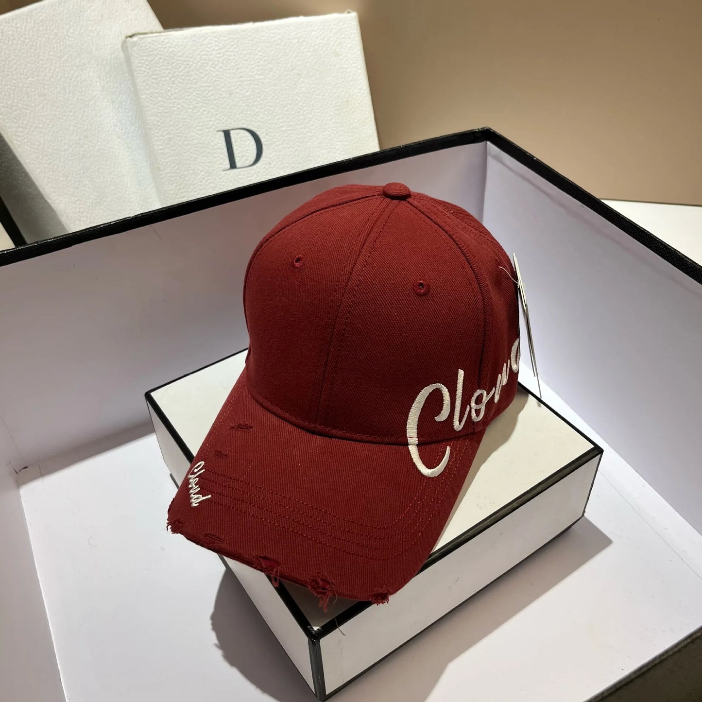 Vintage Letter Embroidery Baseball Cap