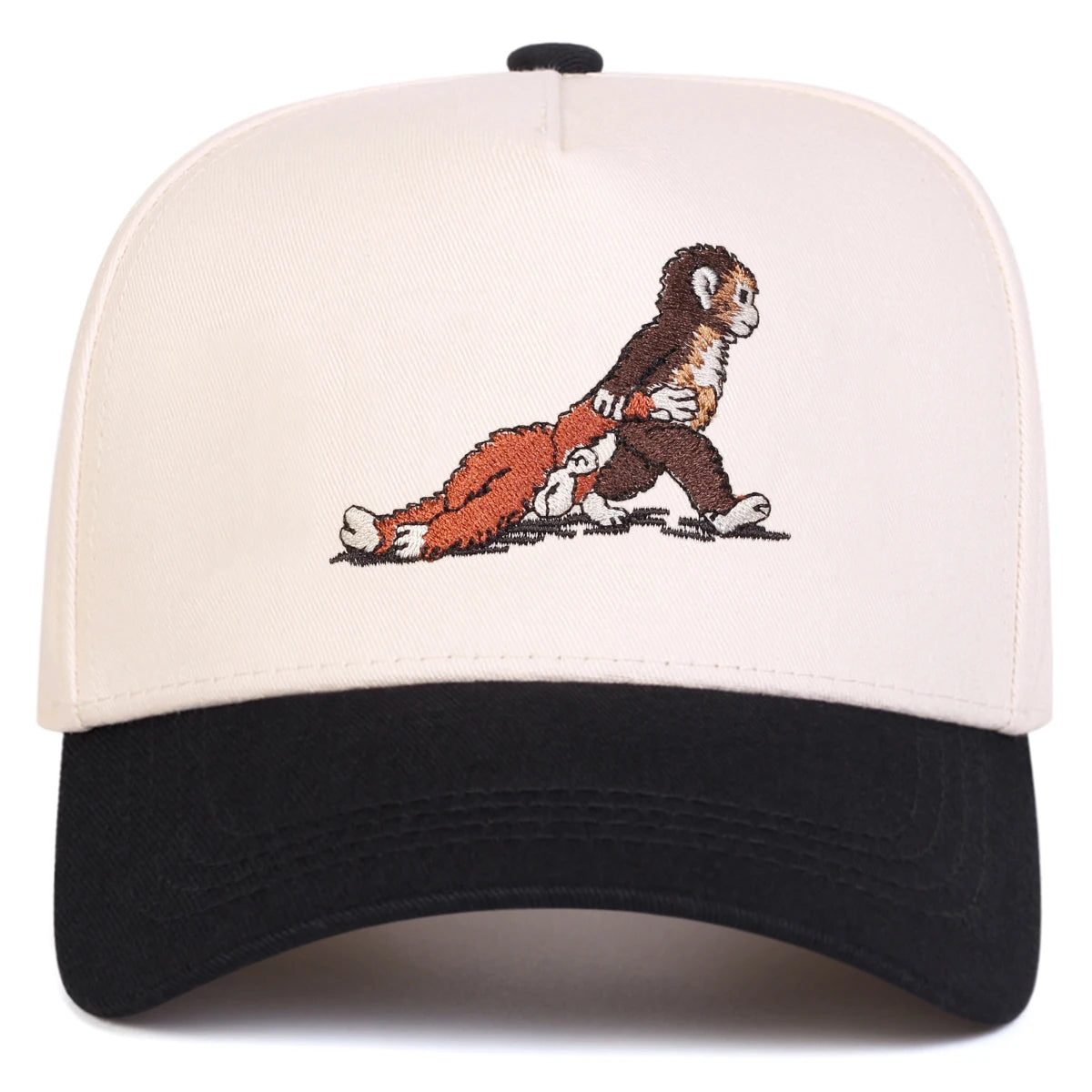 Unisex Monkey Embroidery Baseball Caps Spring Autumn