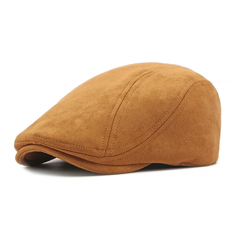 Fashion Berets Men Women Spring Autumn Suede Hats