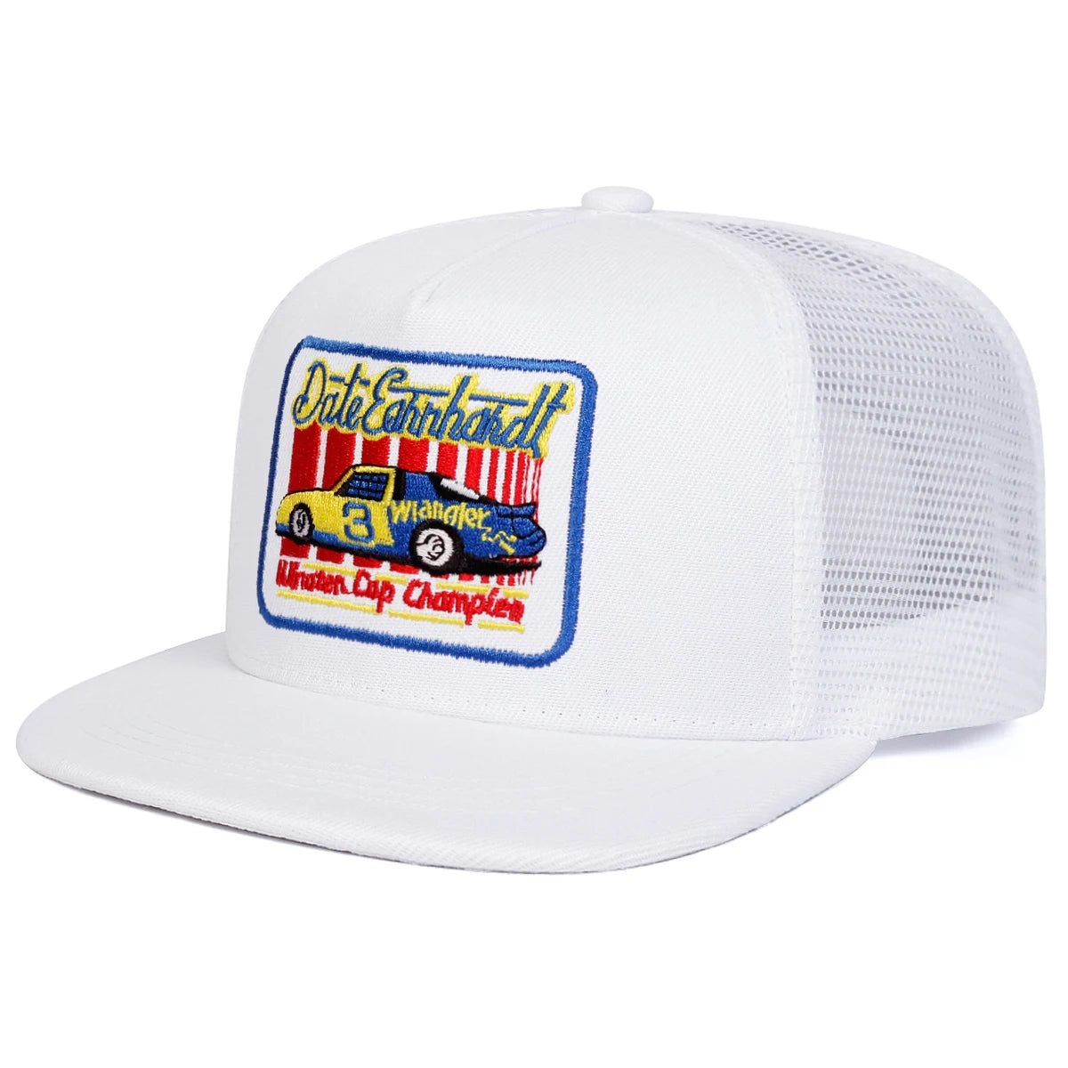 Unisex Dale Earnhardt Embroidery Hip-hop Net Hats Spring Summer