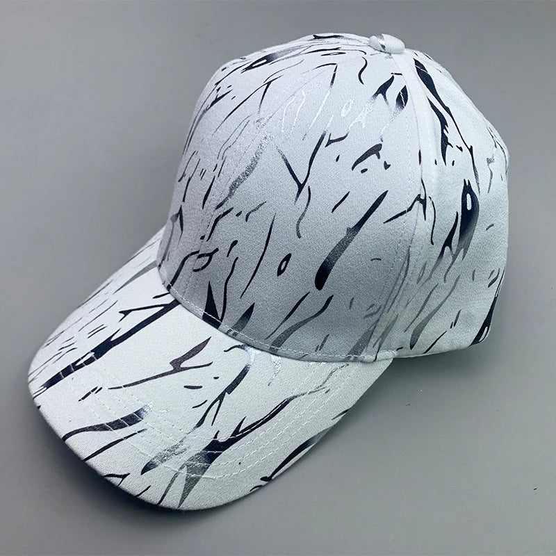 New Streetwear Kpop Striped Love Men Women Baseball Hats