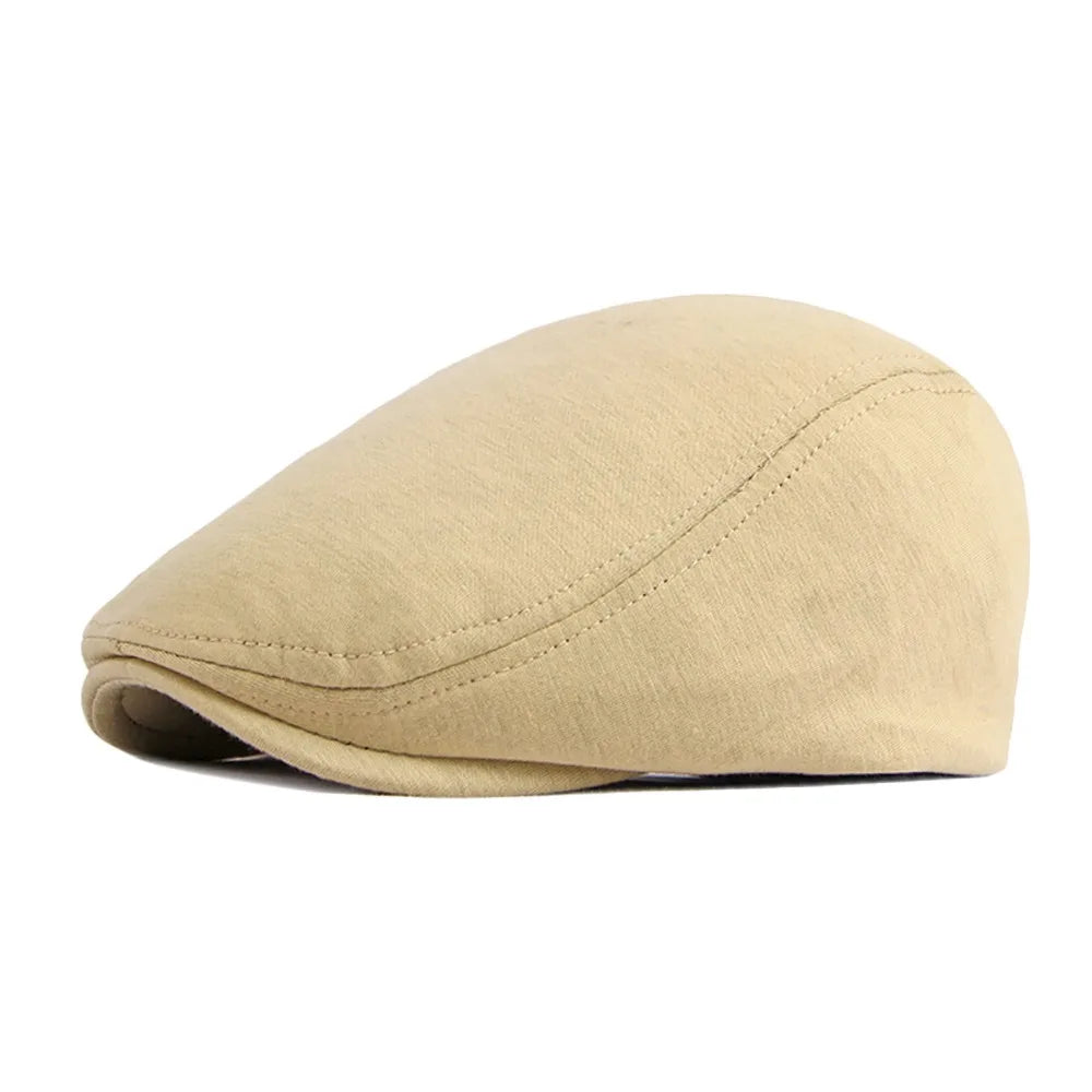 Fashion Soft Beret Hat Solid Color Casual Newsboy Hat