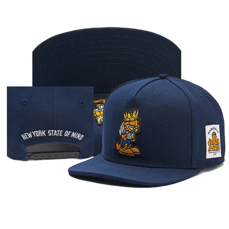 New Garfields Hip Hop Cap Casual All Match Fishing Sunproof Sun Peaked Caps Seaside Outdoor Hat