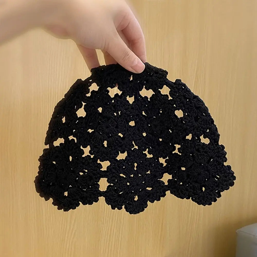 Autumn Winter Knitted Hat Hollowed Out Knitted Hat
