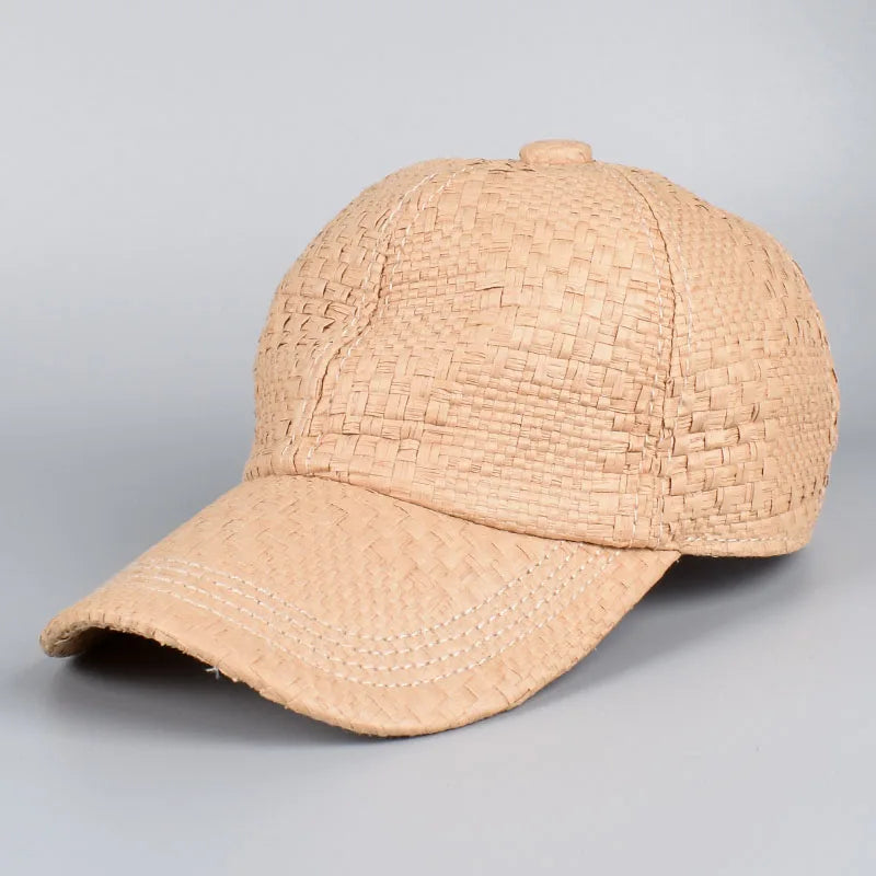 Straw Sun Hat Men Women Summer Baseball Cap