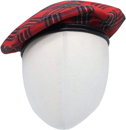 Scottish Highland Glengarry Hat Cotton Fabric Common Image Beret Hat