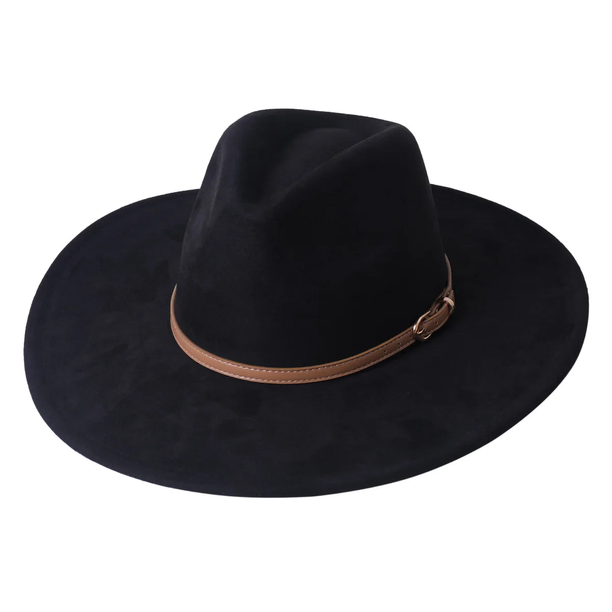 Vegan Suede Fedora Rancher Hats Blank Hats