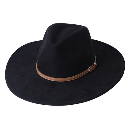 Vegan Suede Fedora Rancher Hats Blank Hats