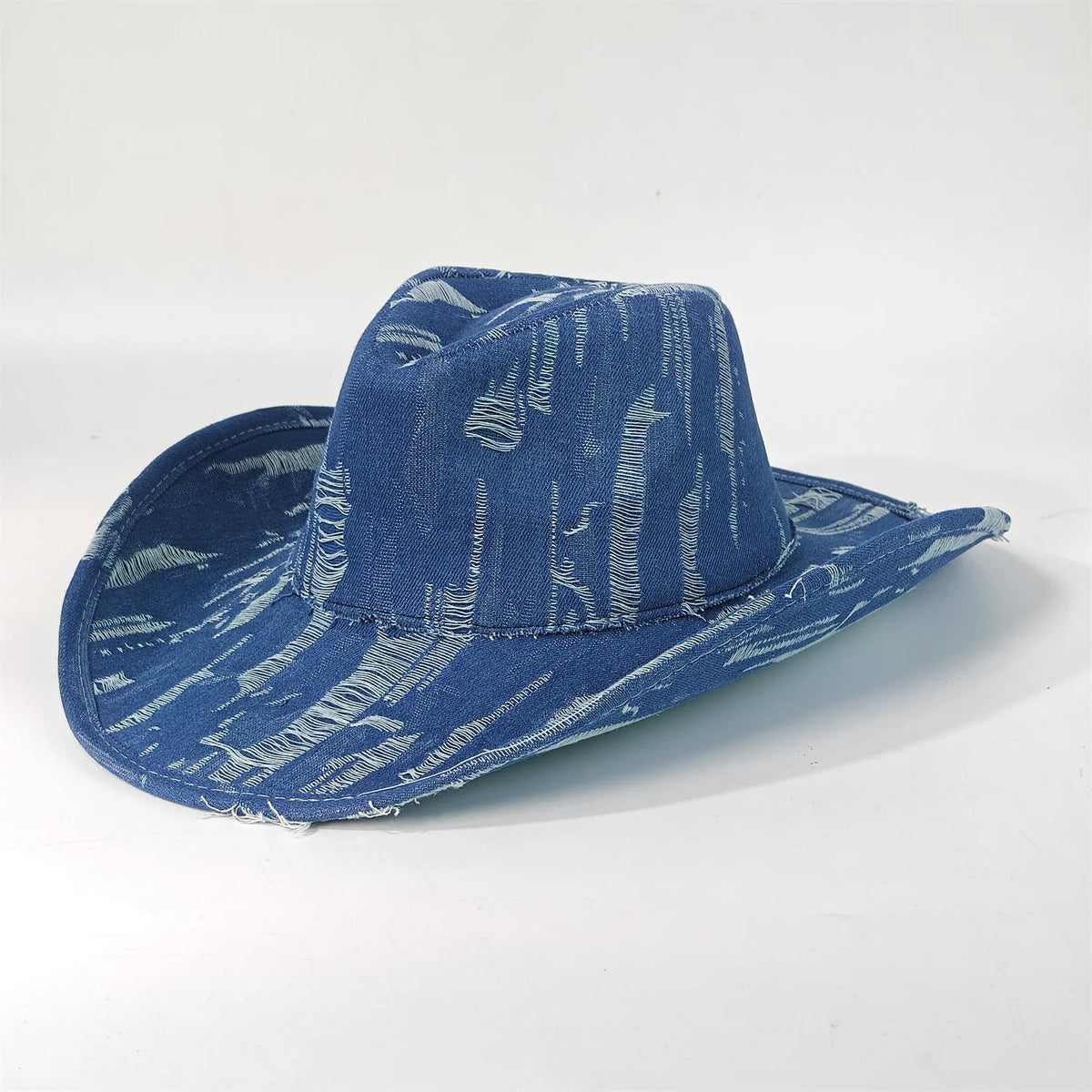 Women Men Felt Wide Brim Cowboy Cowgirl Hat
