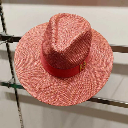 Treasure Grass Material Summer Straw Hat Dyed Jazz Straw Hat