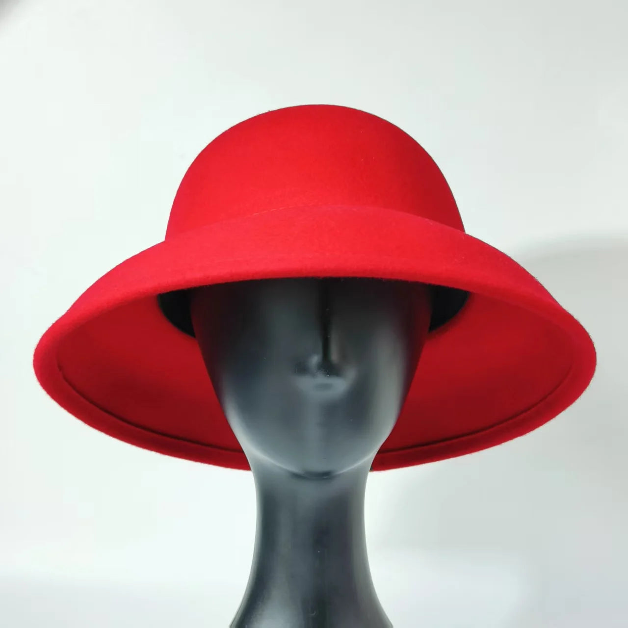 Woman Fisherman Hat Autumn Winter Pure Wool Pearl Wool Hat