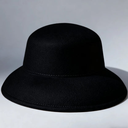 Woman Fisherman Hat Autumn Winter Pure Wool Pearl Wool Hat