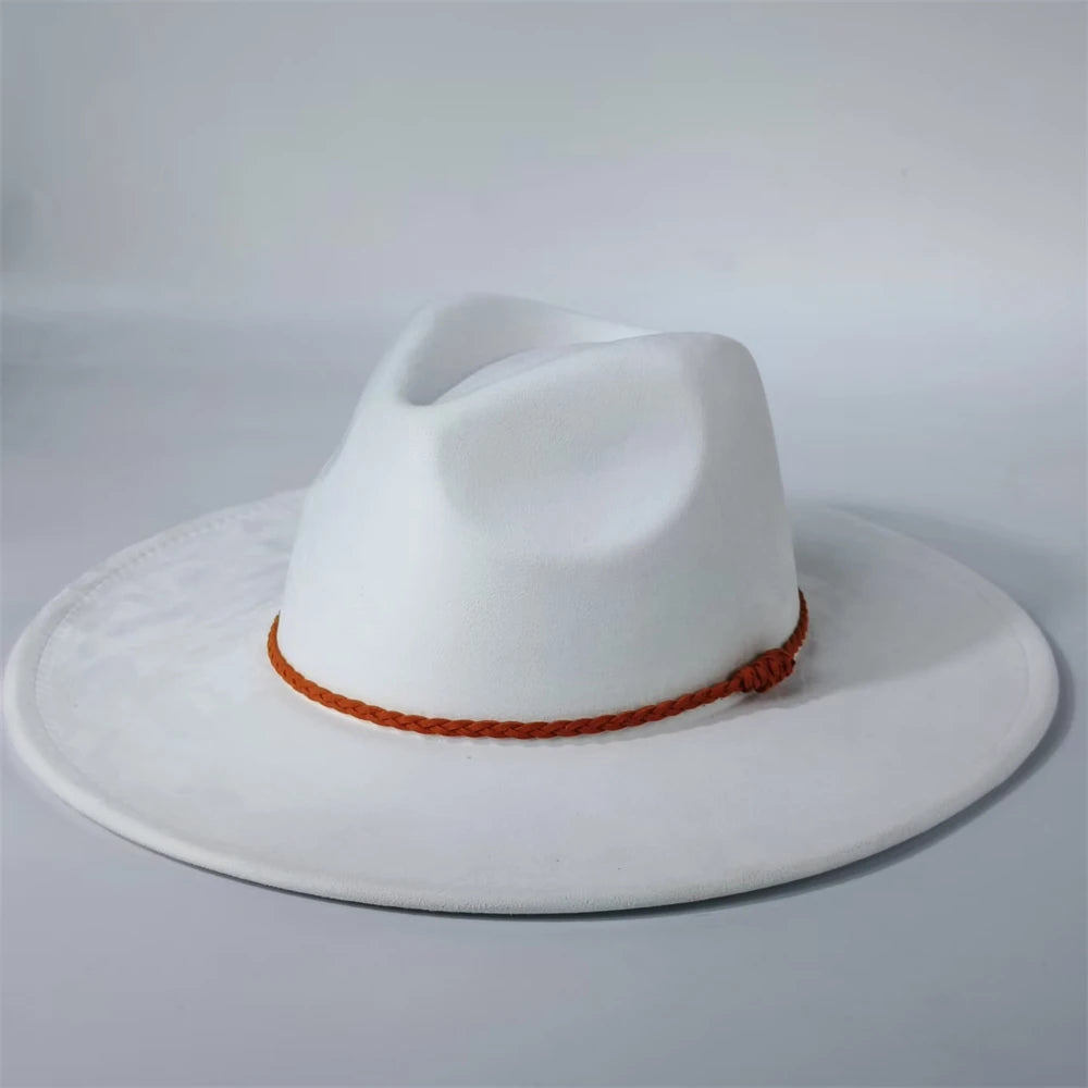 Pale Violet Red Vegan Suede Fedora Hat