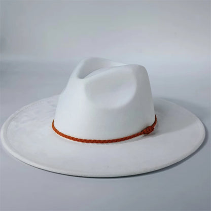Pale Violet Red Vegan Suede Fedora Hat