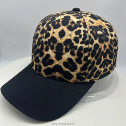 High Quality Poly-Cotton Canvas Puff Printed Fashionable 6-Panel Baseball Cap
