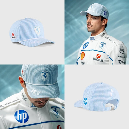 Ferrari Leclerc Monaco Grand Prix Baseball Cap