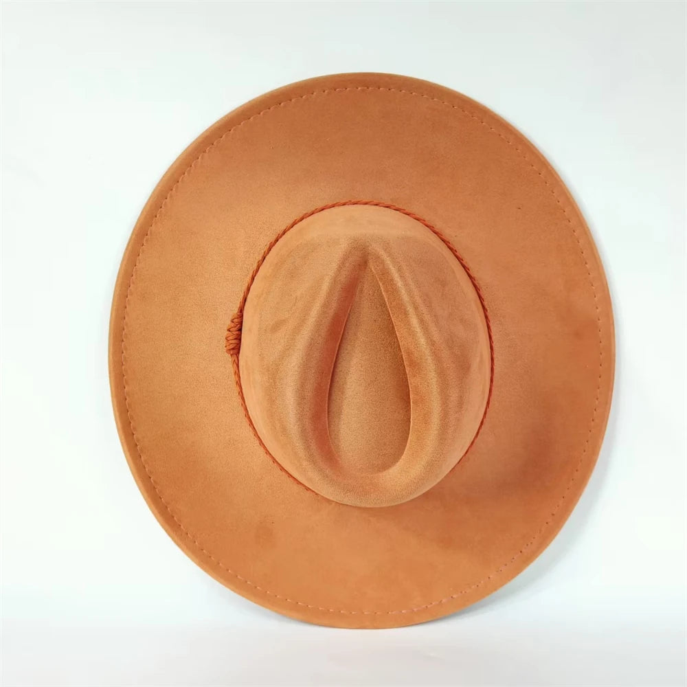 Pale Violet Red Vegan Suede Fedora Hat