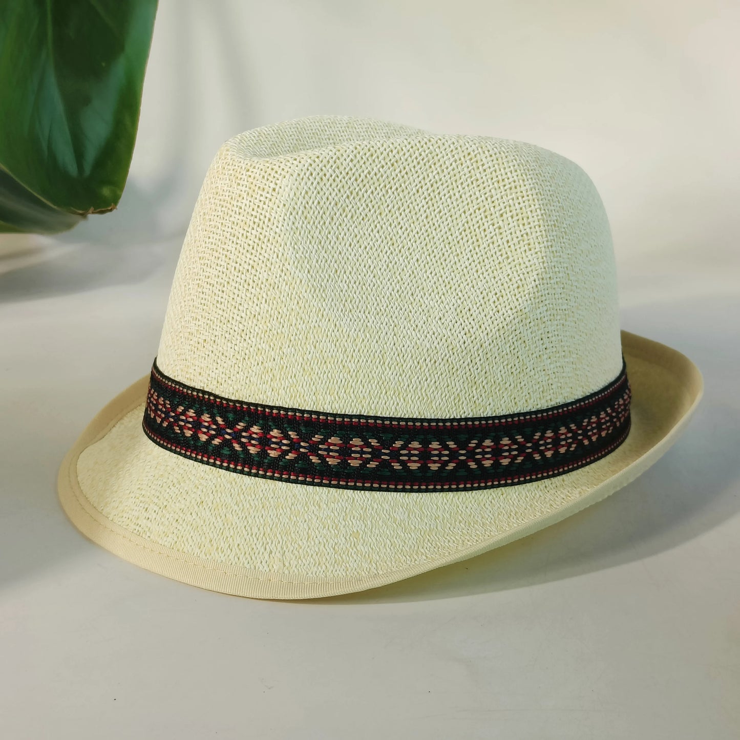 Vintage British Trilby Straw Hat Men's Summer