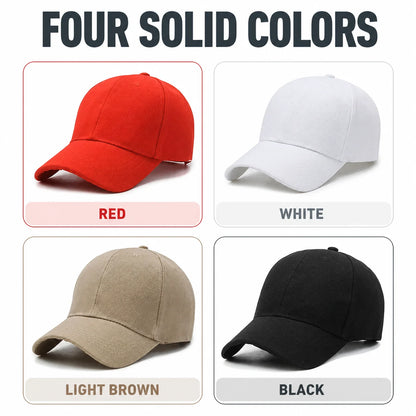 Premium Hard Brim Baseball Hat Adjustable Back Closure Unisex Baseball Hat for Golf Fishing Hiking