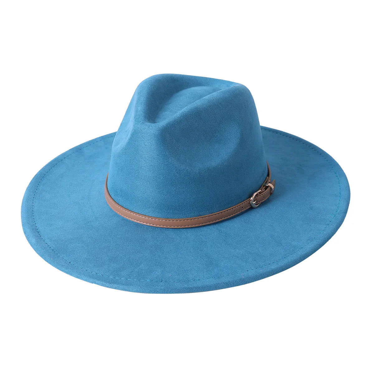 Vegan Suede Fedora Rancher Hats Blank Hats