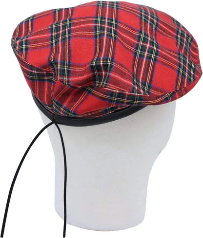 Scottish Highland Glengarry Hat Cotton Fabric Common Image Beret Hat