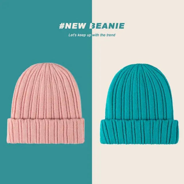 Acrylic Winter Beanies Caps Knitted Sports Ski Custom
