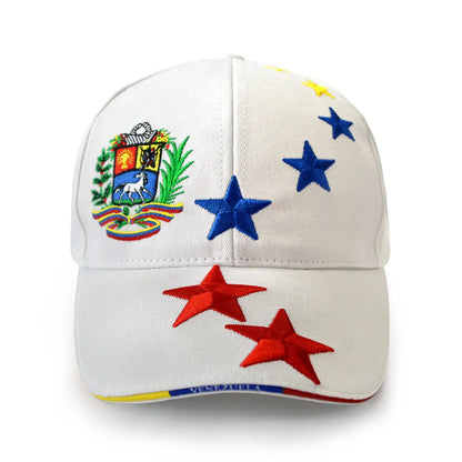 Baseball Cap Embroidery 7 Stars Logo Venezuelan Sports Cap Women Men Hats