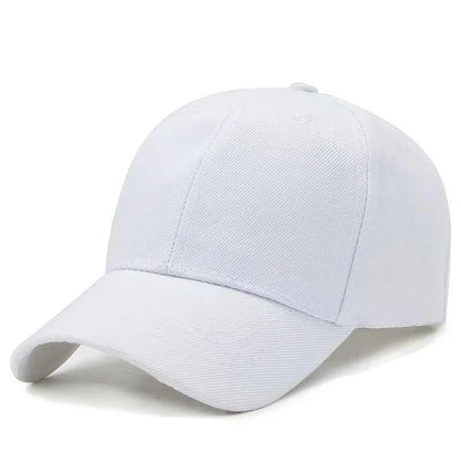 Adjustable Plain Baseball Cap Durable Cotton Dad Hat With Metal Buckle Outdoor Activities Must Have