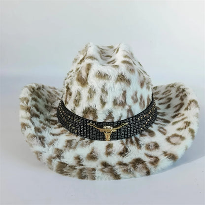 Stylish Leopard Print Cowboy Hat Cowboy Hat
