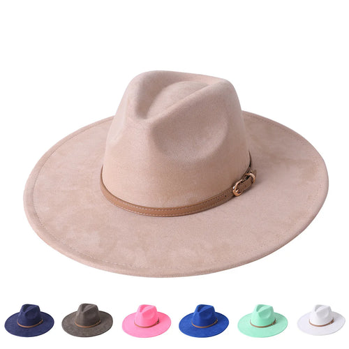 Vegan Suede Fedora Rancher Hats Blank Hats