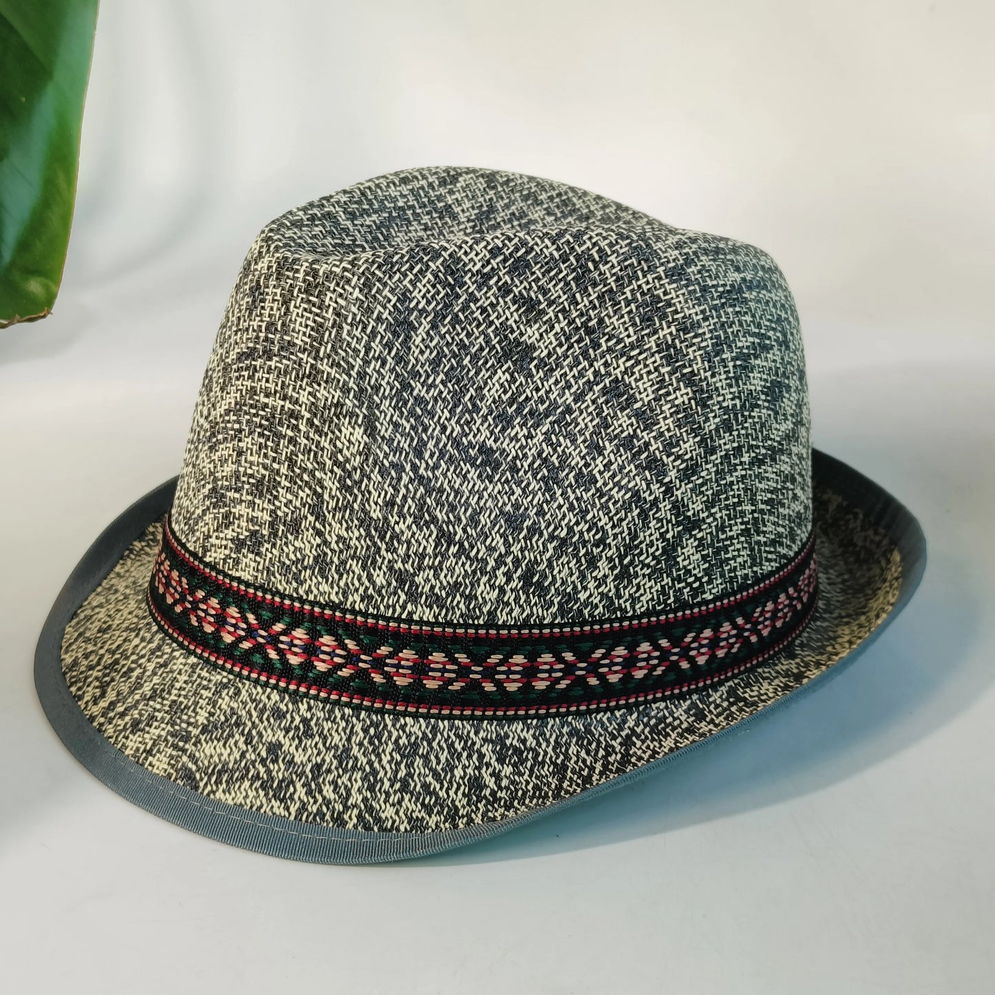 Vintage British Trilby Straw Hat Men's Summer
