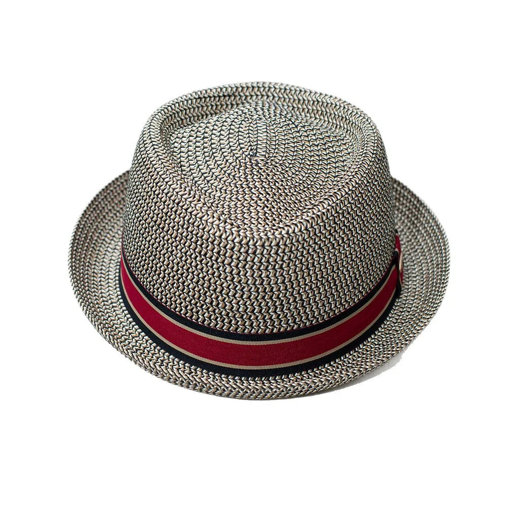 Vintage British Trilby Straw Hat Men's Summer