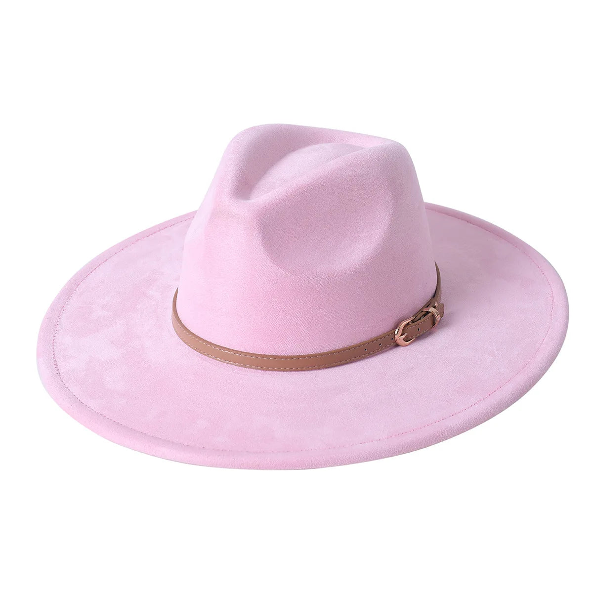 Vegan Suede Fedora Rancher Hats Blank Hats