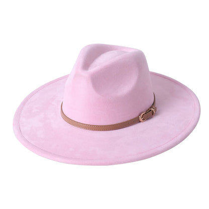 Vegan Suede Fedora Rancher Hats Blank Hats