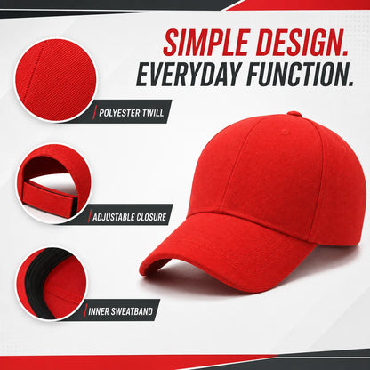 Premium Hard Brim Baseball Hat Adjustable Back Closure Unisex Baseball Hat for Golf Fishing Hiking