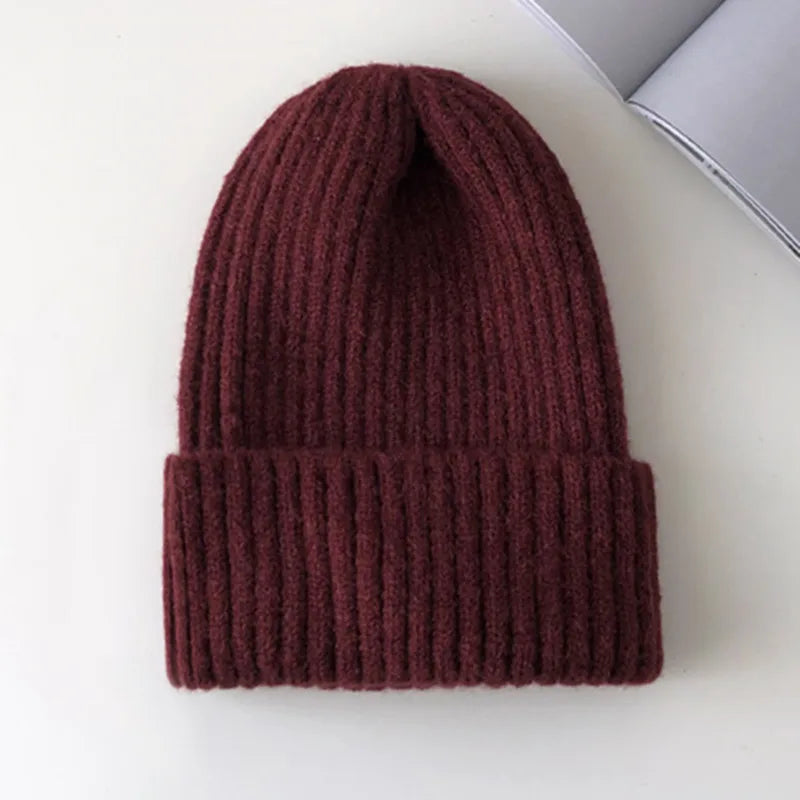 New Candy Colors Winter Hat Women Knitted Hat