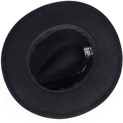 Women Winter Yellow Classic Elastic Fedora Hat