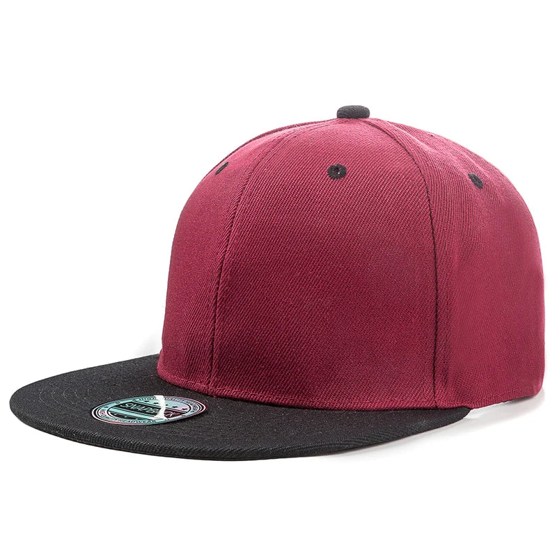 Cap Plain Snapback Hat Men Women