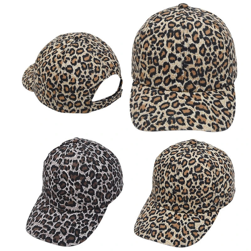 Leopard Zebra Pattern Adjustable Sun Protection Dad Hat