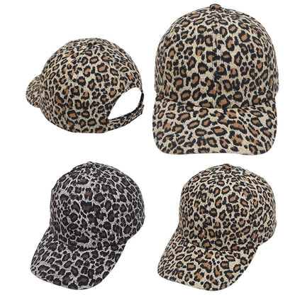 Leopard Zebra Pattern Adjustable Sun Protection Dad Hat
