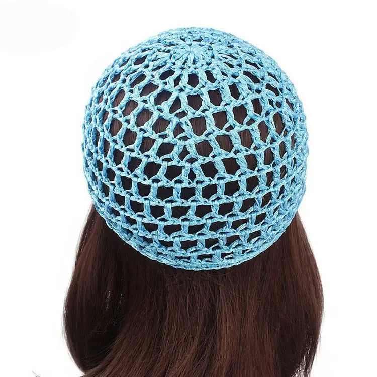 Women's Hair Decoration Manual Crochet Net Cover Hair Net Cap