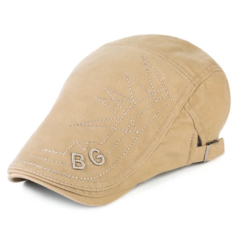 Men's Berets Cotton Newsboy Cap Vintage