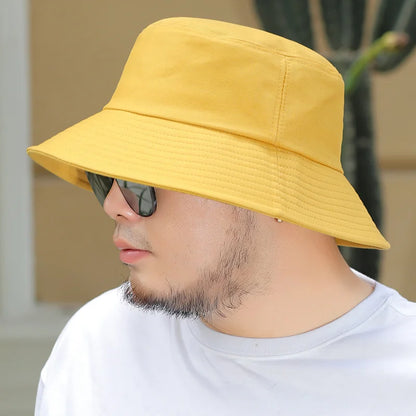 Big Head Man Large Size Sun Hat Women Summer Fisherman Hat
