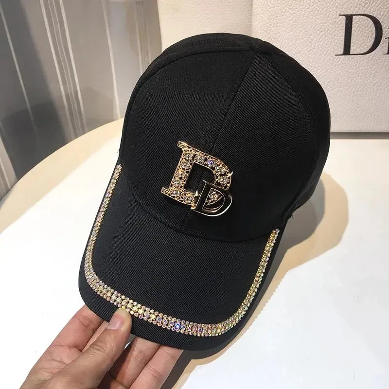 Rhinestone Hat Cotton K Kop Cap Hip Hop Cap Hats