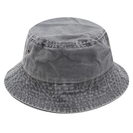 2025 New Fisherman Hat Vintage Denim Bucket Hats Outdoor Men Women Washed Cotton