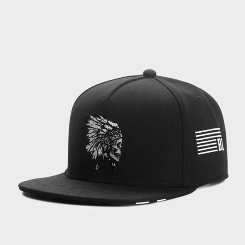 Adjustable Snapback Cap Denim Baseball Cap