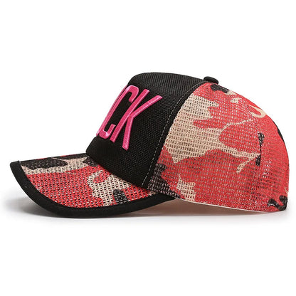 Autumn hat Mesh Camouflage Men and Women
