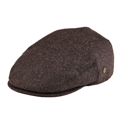 Wool Tweed Herringbone Irish Cap Men Women Beret Outdoor
