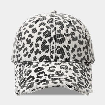 Retro Leopard Print Spicy Girl Style Baseball Cap
