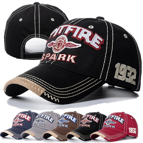 Unisex Cap Letter Embroidery Cotton Baseball Cap